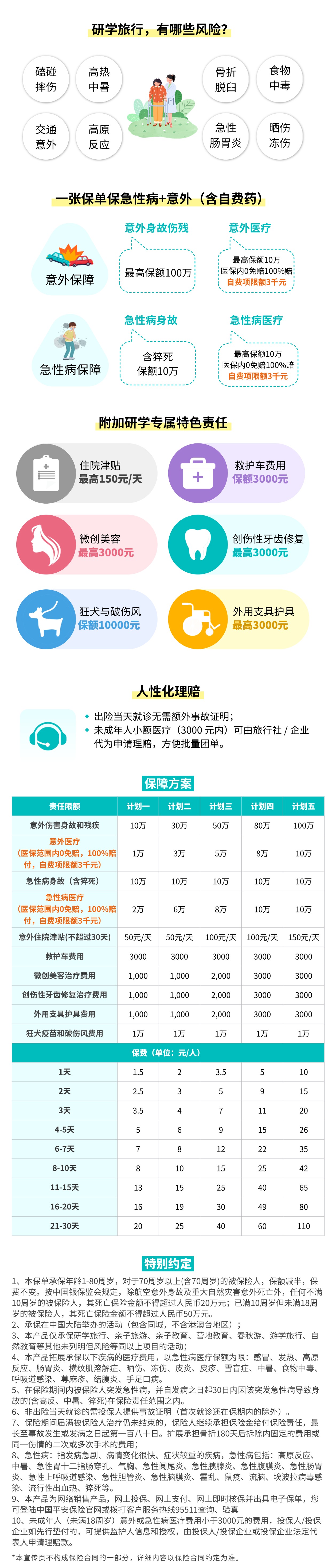平安趣研学保障 详情